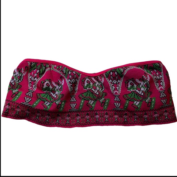 Beach Riot Size Small Pyramid Strapless Bikini Top In Arabian Nights - Picture 3 of 11